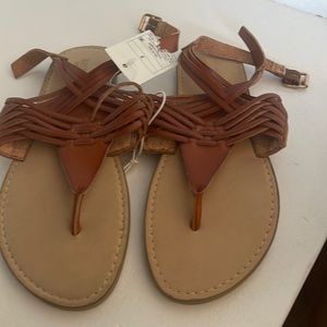 Brown sandals